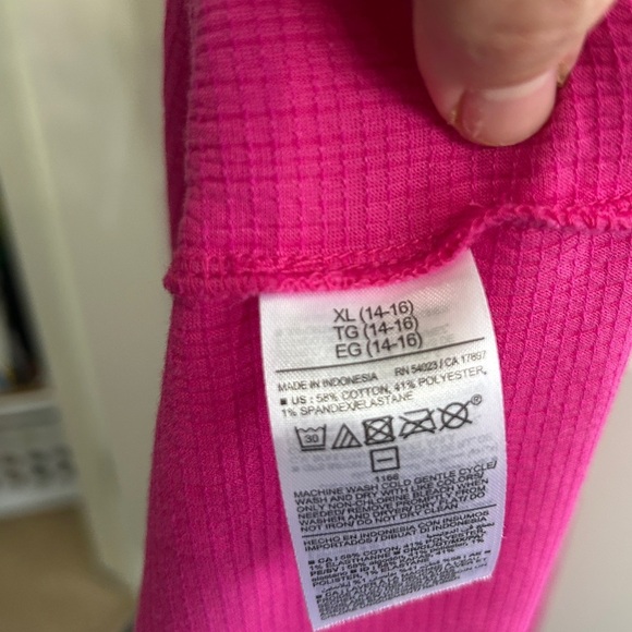 EUC like new girls youth size 14/16 vibrant pink Tiered Smocked Maxi Dress. - Picture 7 of 10